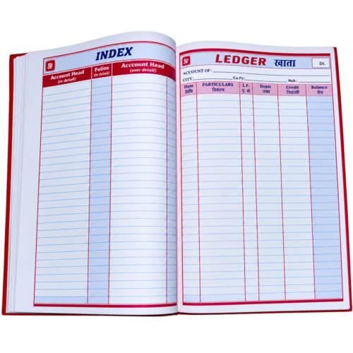 Ledger Canvas Full Size 17 x 28 Inch | Bahi Khata Ledger Register for Business Accounts - Image 2