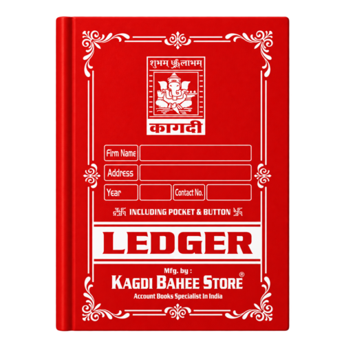 Canvas Ledger Register, Ledger Canvas Full Size 17 x 28 Inch, Kagdi