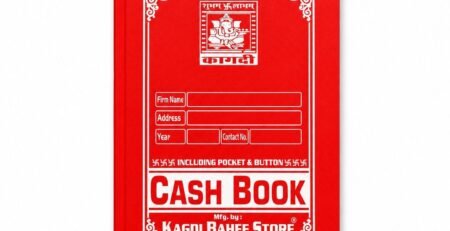 Cash book canvas full size, 17 x 28 inch, Kagdi
