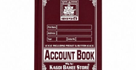 Copy canvas ruled register, 17 x 28 inch, Kagdi