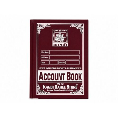 Copy canvas ruled register, 17 x 28 inch, Kagdi