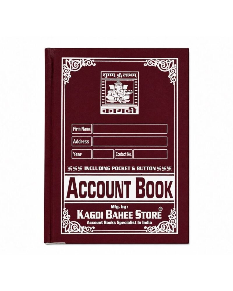 Copy canvas ruled register, 17 x 28 inch, Kagdi