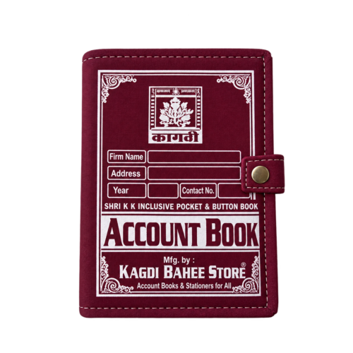 Bahi Khata Register, Register Ruled Bahi 8.5x14 Inch Bahi Khata Account Book, Kagdi