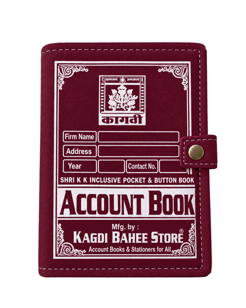 Bahi Khata Register, Register Ruled Bahi 8.5x14 Inch Bahi Khata Account Book, Kagdi