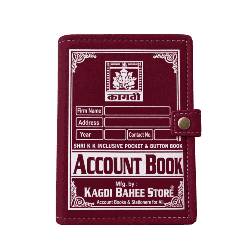 Copy bahi tich button register, 8-1/2 x 7 inch, Kagdi