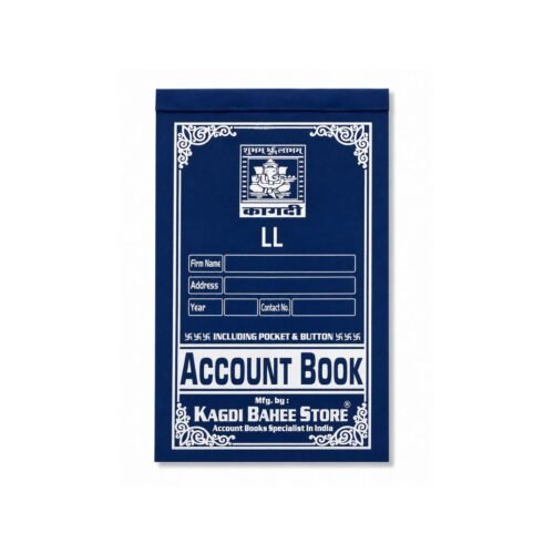 LL copy triplicate book, 7-1/2 x 12-1/2 inch, Kagdi
