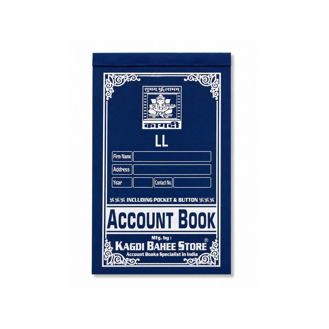 LL copy triplicate book, 7-1/2 x 12-1/2 inch, Kagdi