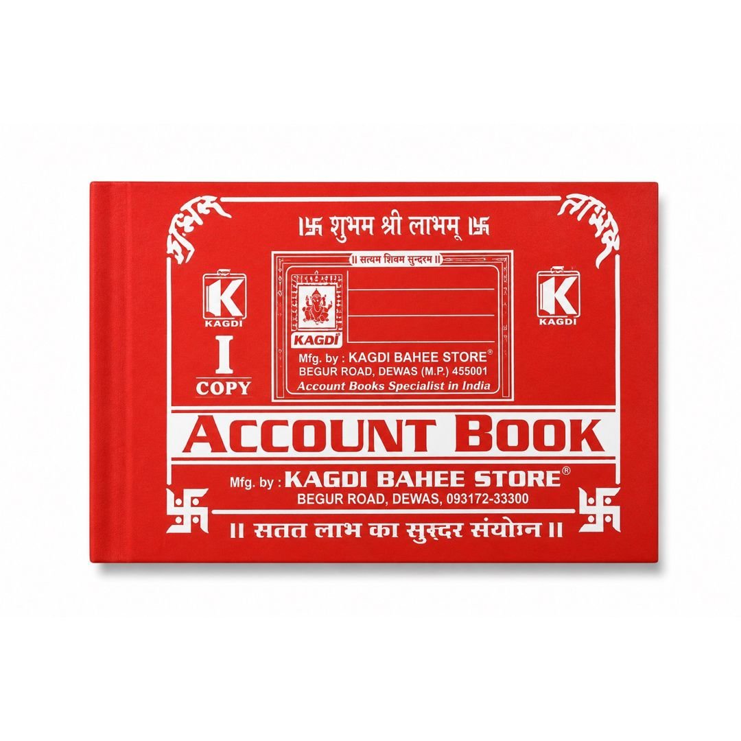 Farm copy register, 5-1/2 x 9 inch, Kagdi