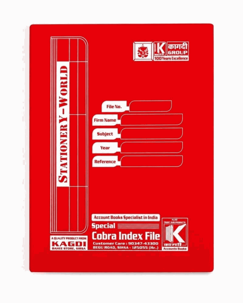 Kangaroo clip file in canvas, 14 x 11 inch, Kagdi