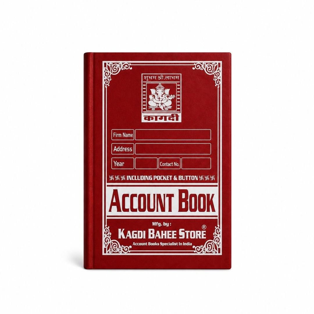 Canvas register ruled on every page, 17 x 28 inch, Kagdi