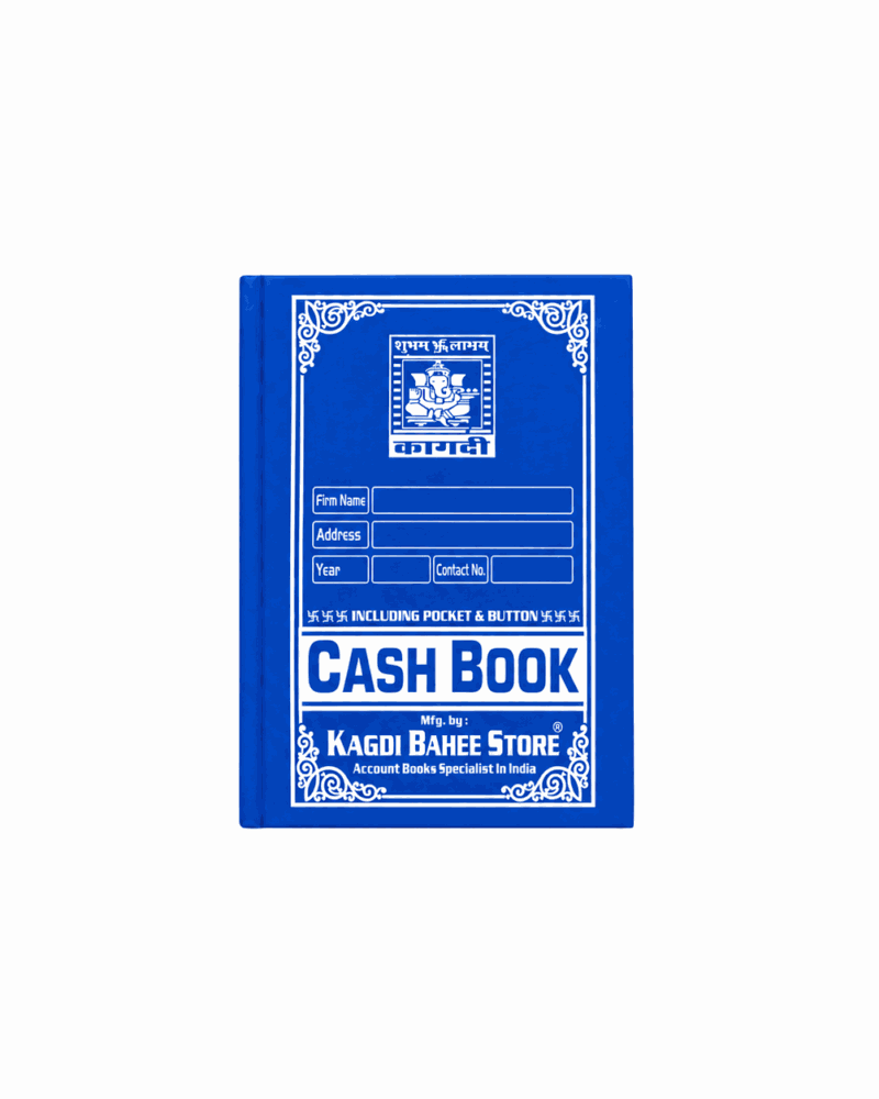 Canvas Cash Book, Canvas Cash Book 8x14 Inch, Kagdi