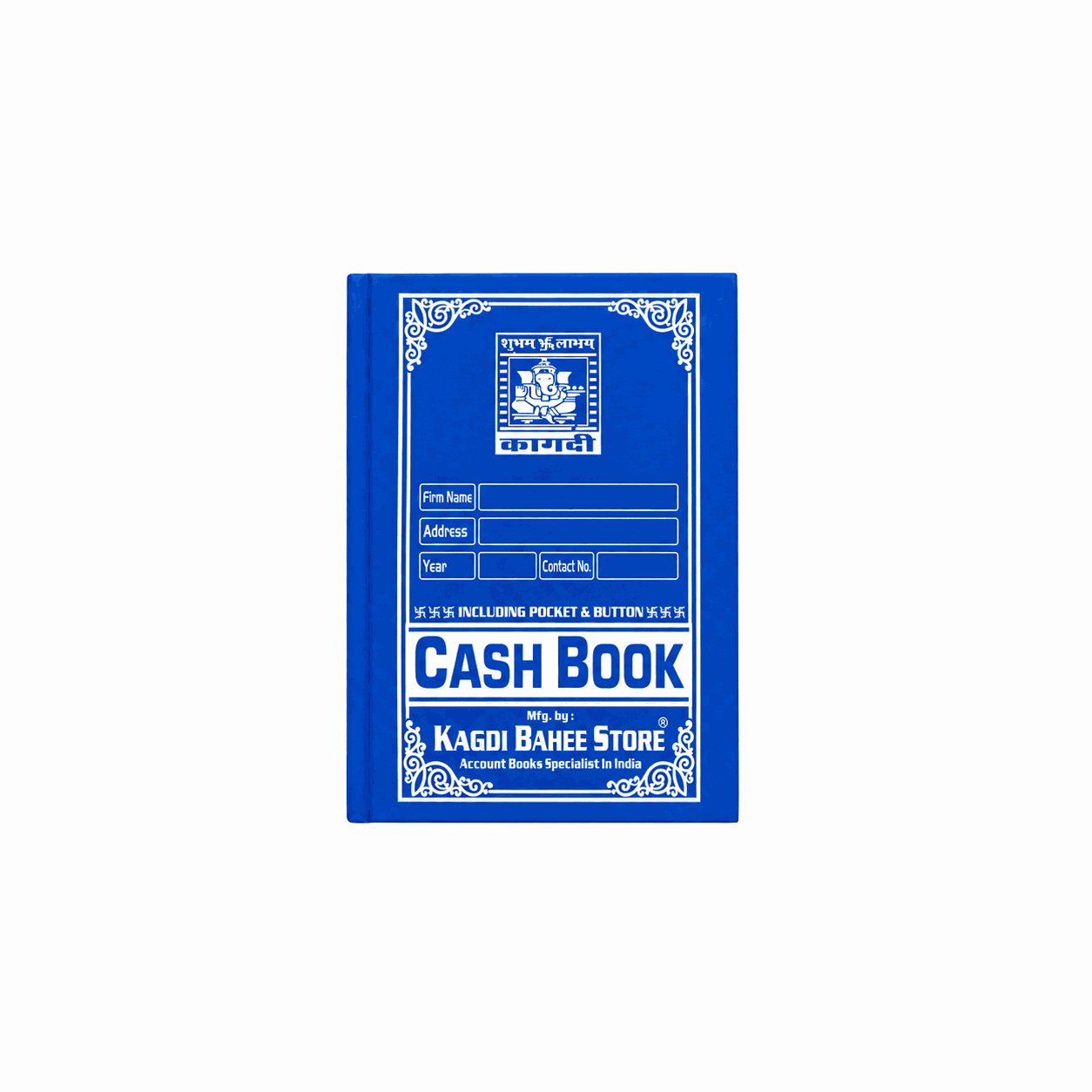 Canvas Cash Book, Canvas Cash Book 8x14 Inch, Kagdi